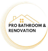 pro bathroom and renovation logo